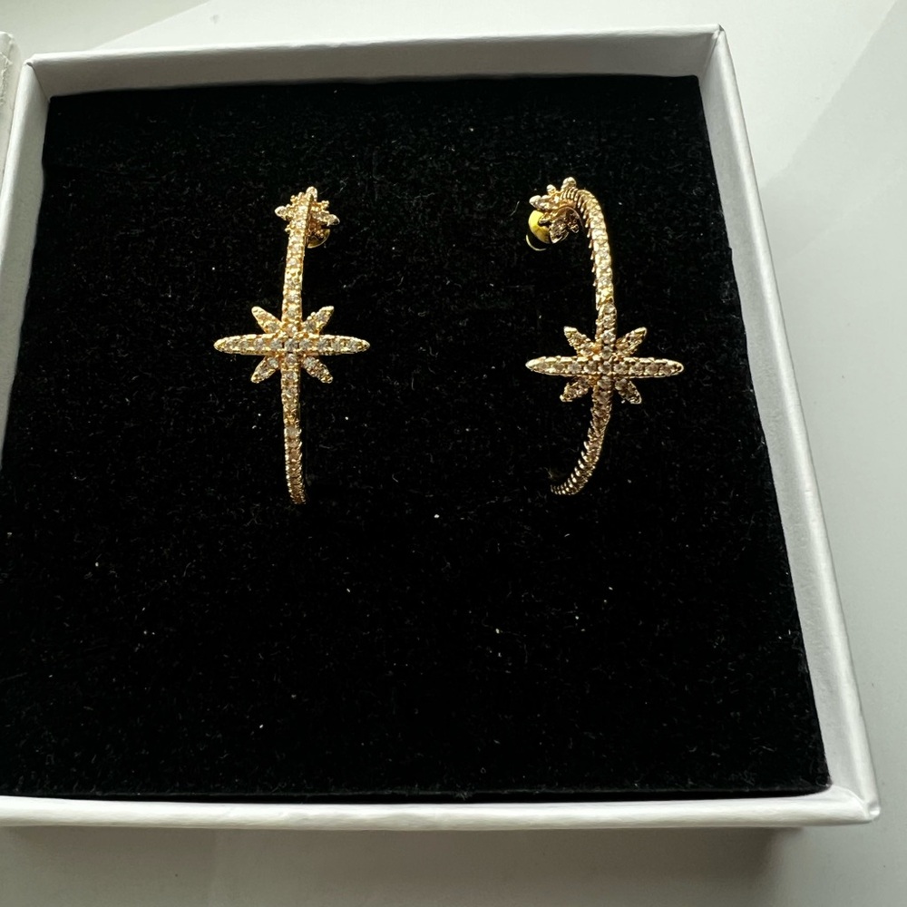 Elegant Gold Plated Small Earrings